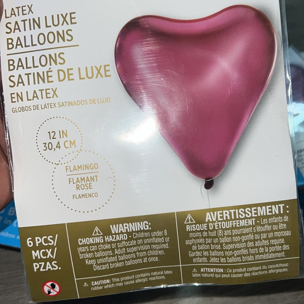 Flamingo Rose Heart Balloons